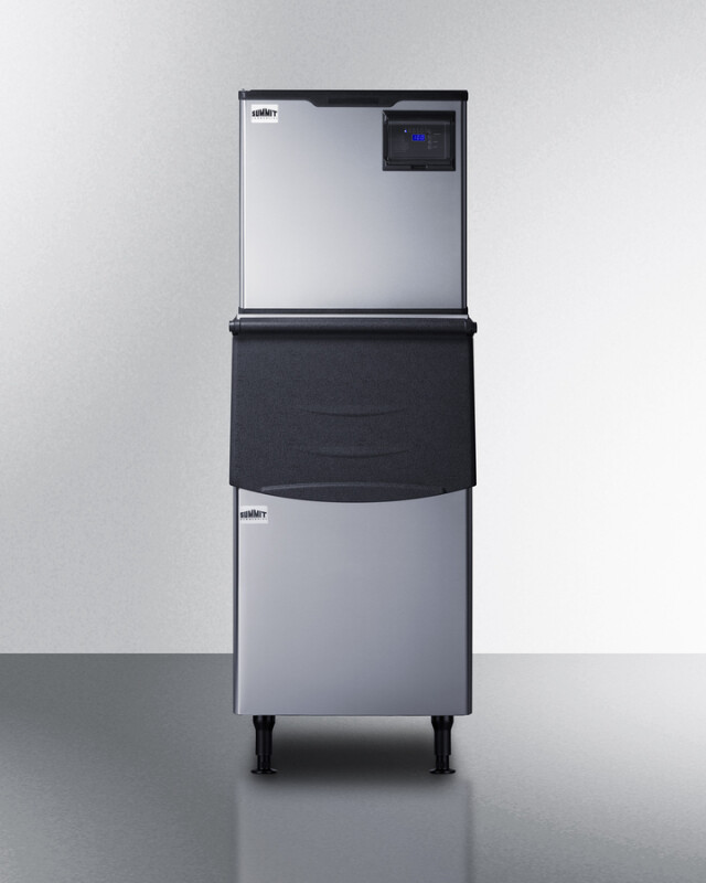350 lb. Commercial Ice Machine With Stainless Steel Bin BIM352KBIN