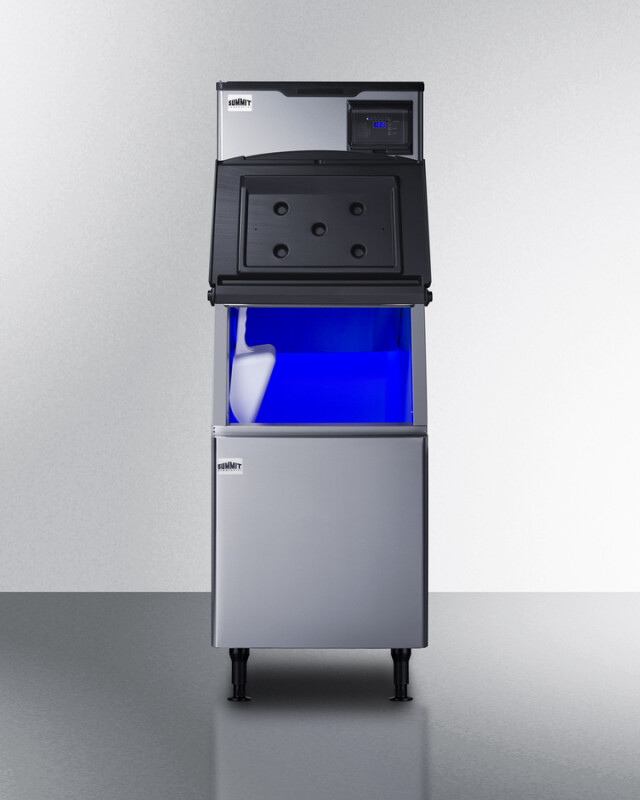 350 lb. Commercial Ice Machine With Stainless Steel Bin BIM352KBIN