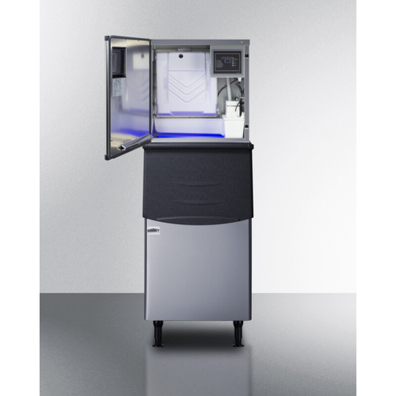 350 lb. Commercial Ice Machine With Stainless Steel Bin view 4