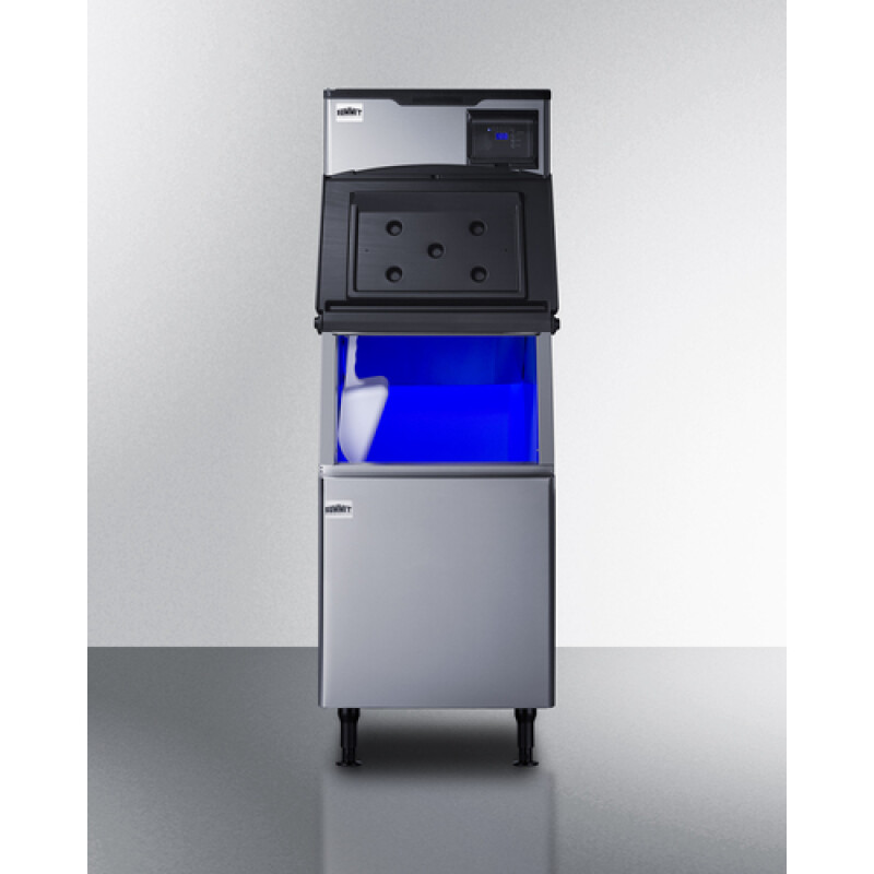 350 lb. Commercial Ice Machine With Stainless Steel Bin view 5