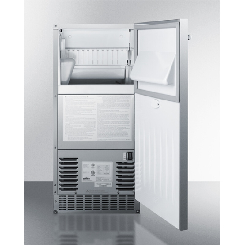 47 lb. Clear Outdoor/Indoor Icemaker BIM68OSGDR