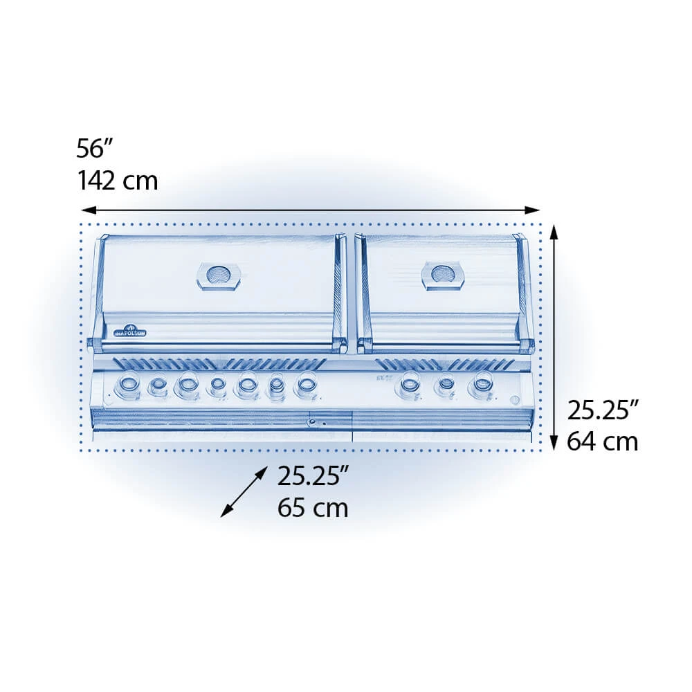 Built-in Prestige® PRO 825 RBI with Infrared Bottom and Rear Burners BIPRO825RBIPSS3