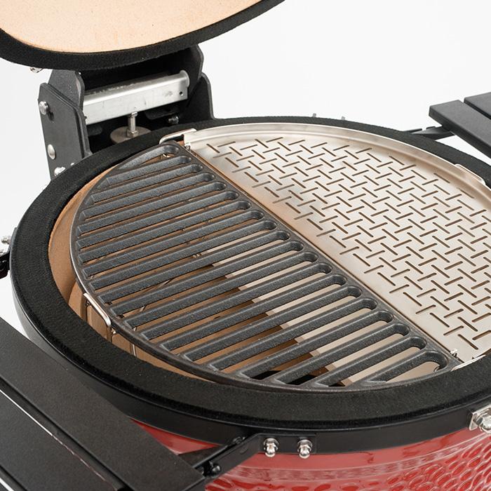 Half-Moon Cast Iron Grate - Big Joe BJHCICG