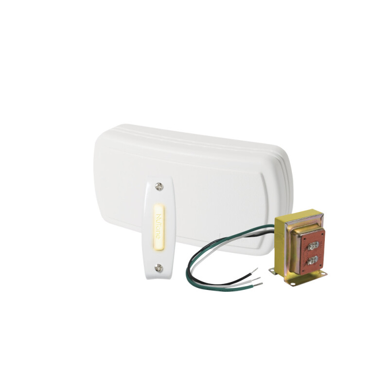 Builder Kit Doorbell with Lighted Pushbutton BK115LWH