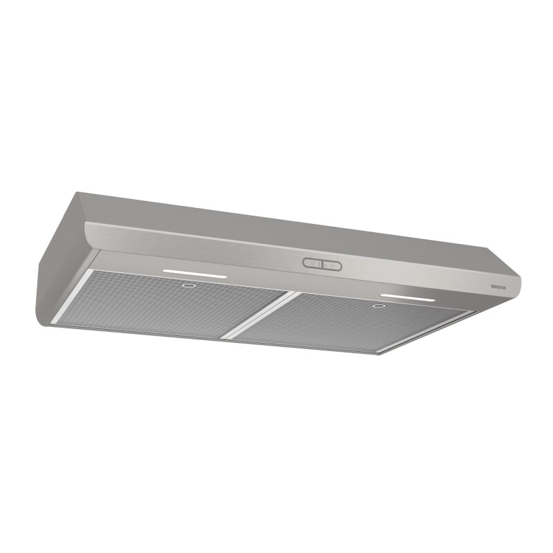 30-Inch Under-Cabinet Convertible Range Hood w/ Charcoal Filters & Cord Kit, 375 Max Blower CFM BKDF130SSK