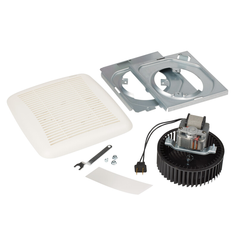 Broan-NuTone QuicKit Bath Fan Replacement Motor and Cover/Grille, 60 CFM BKR60