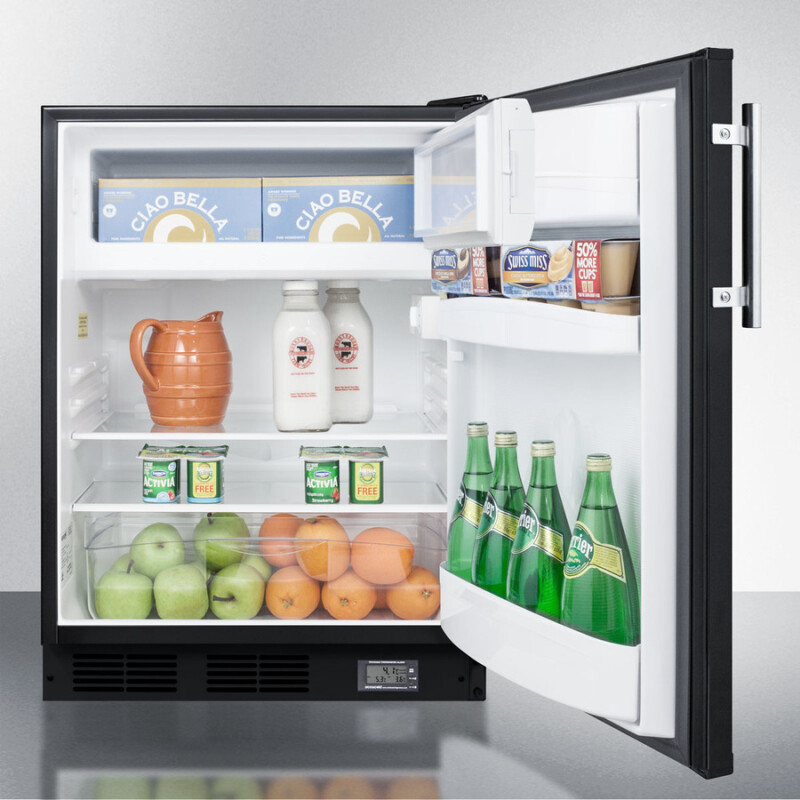 24" Wide Break Room Refrigerator-Freezer BKRF663B