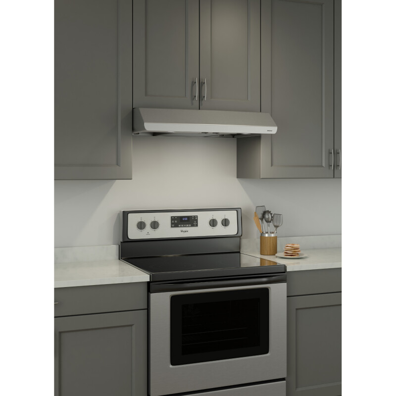 Sahale 30-Inch Convertible Under-Cabinet Range Hood, 300 Max Blower CFM BKSA130SS