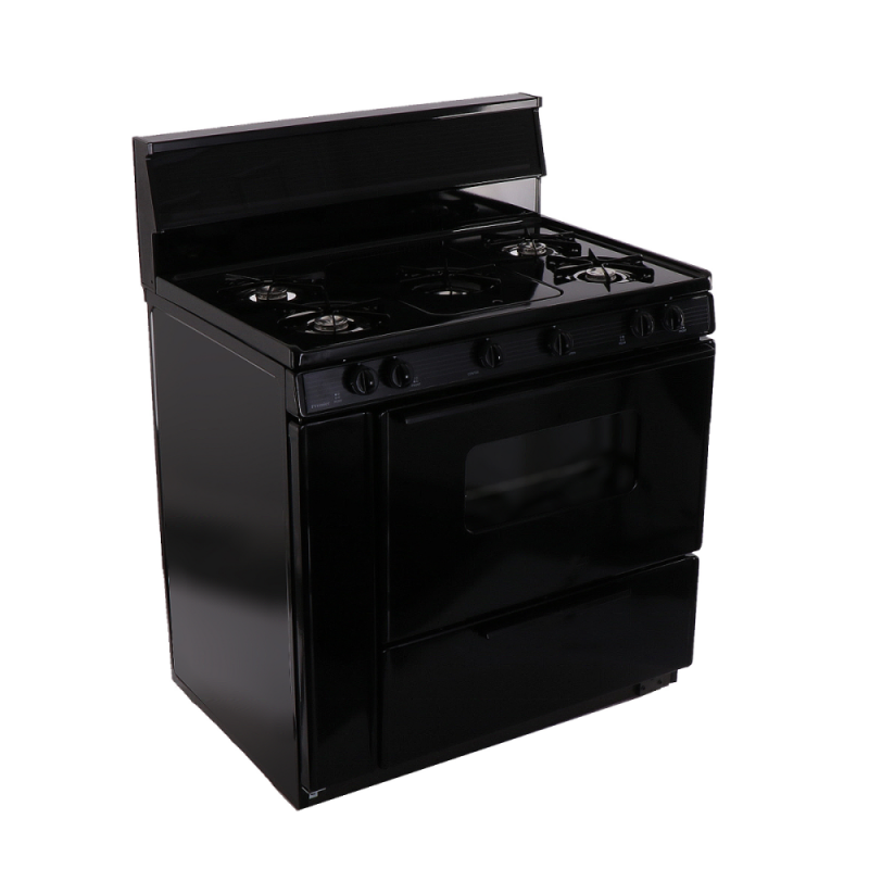 36 Inch Cordless Gas Range BLK5S9BP