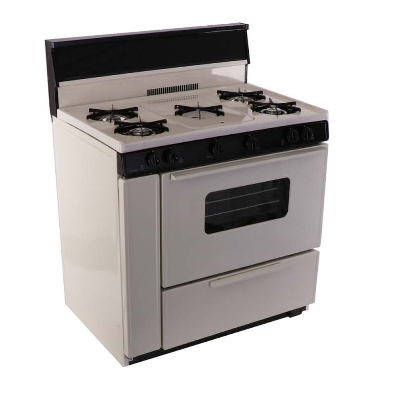36 Inch Cordless Gas Range BLK5S9TP