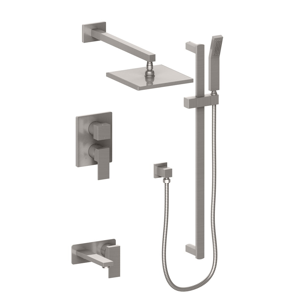 Bliss Rainfall Shower System with 12 in. Oversized Shower Head BLSSHS12BN