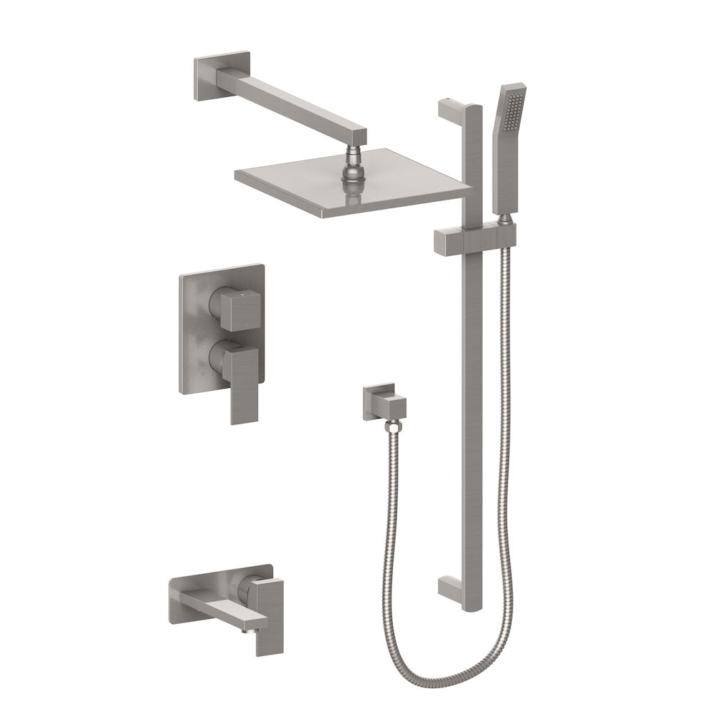 Bliss Rainfall Shower System with 16 in. Oversized Shower Head BLSSHS16BN