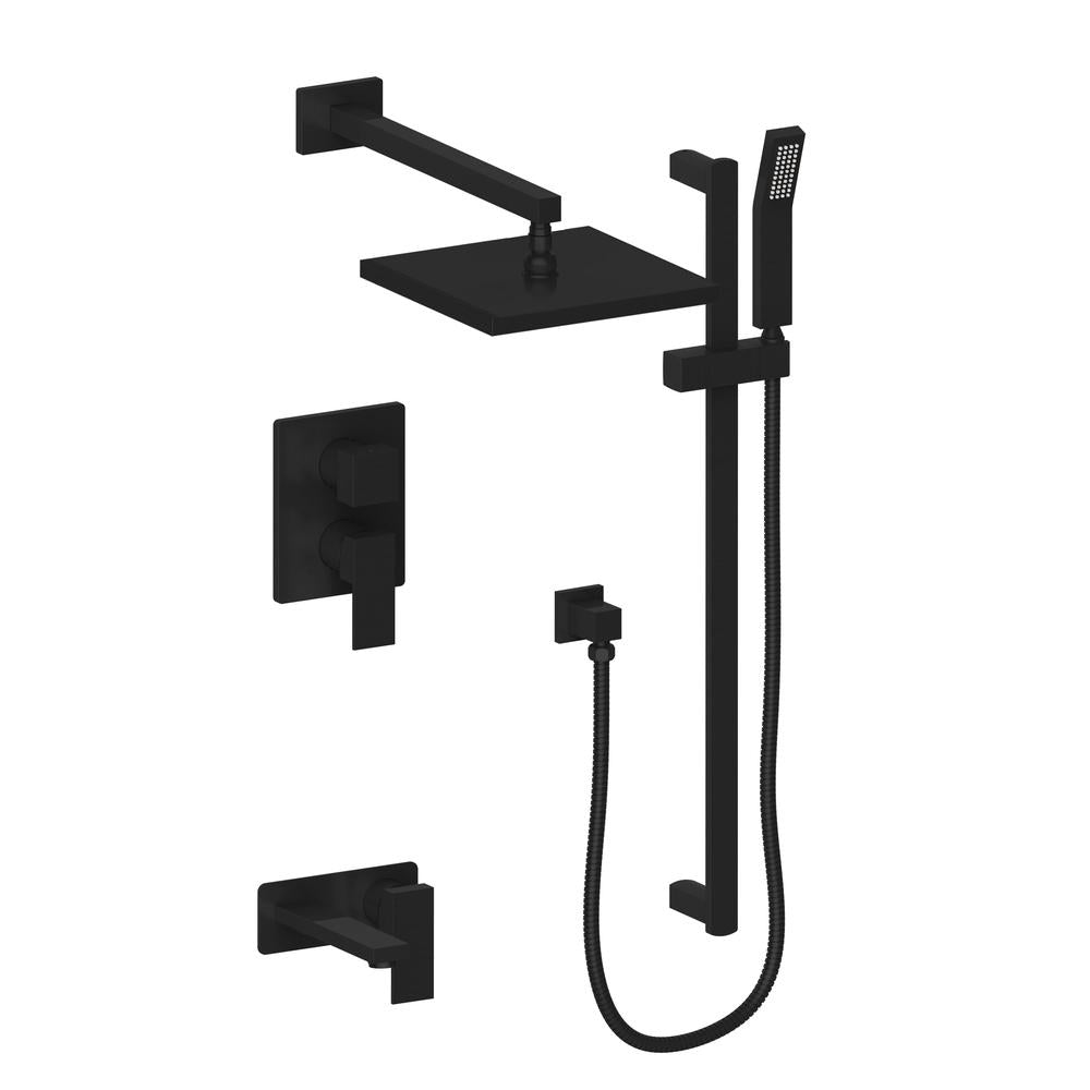 Autograph Edition Bliss Rainfall Shower System with 16 in. Oversized Shower Head BLSSHS16MB