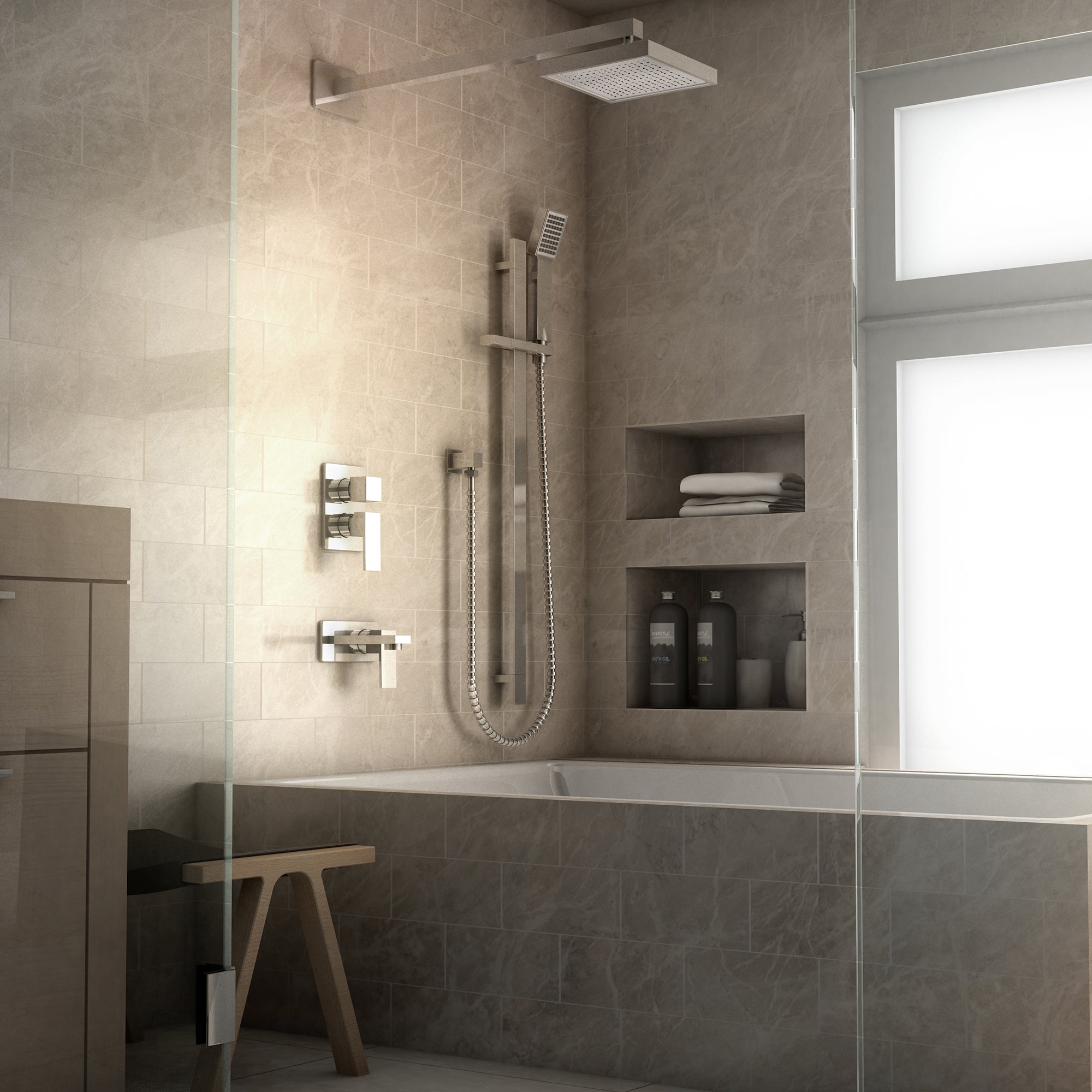 Bliss Rainfall Shower System BLSSHSCH