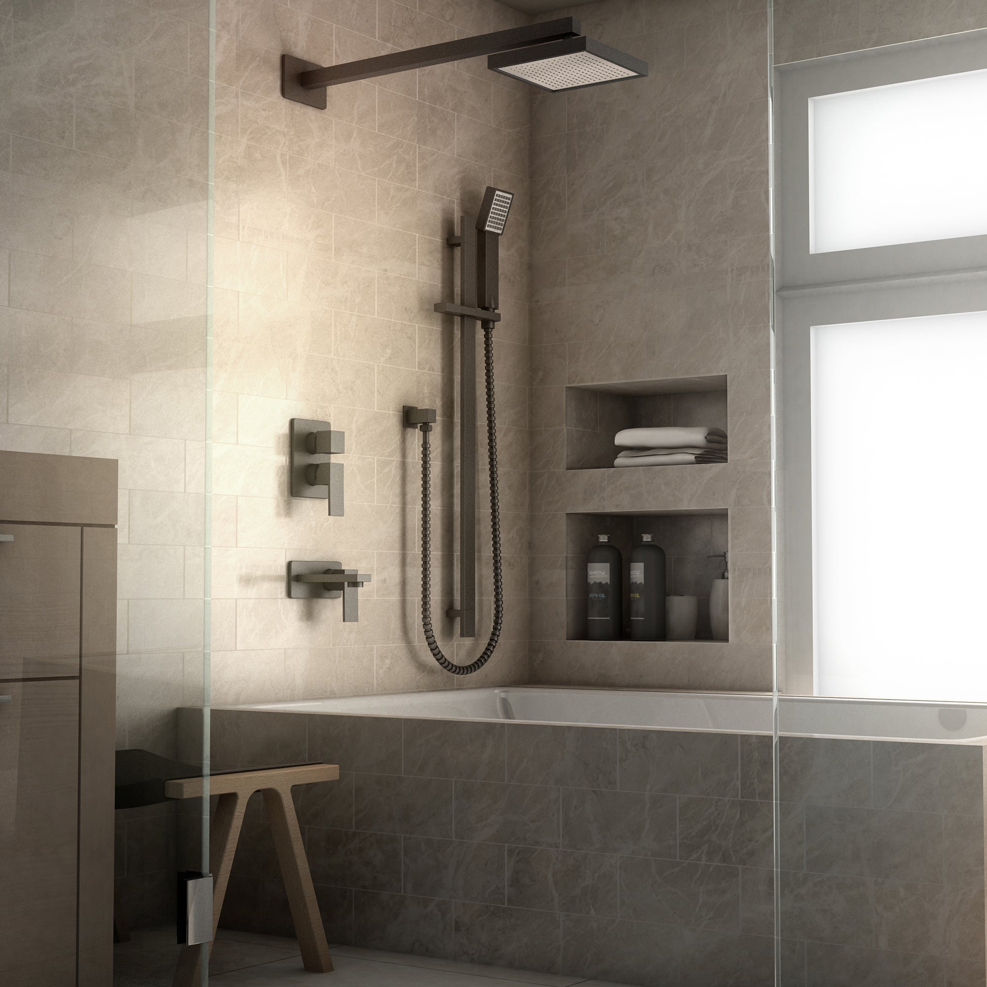 Autograph Edition Bliss Rainfall Shower System BLSSHSMB