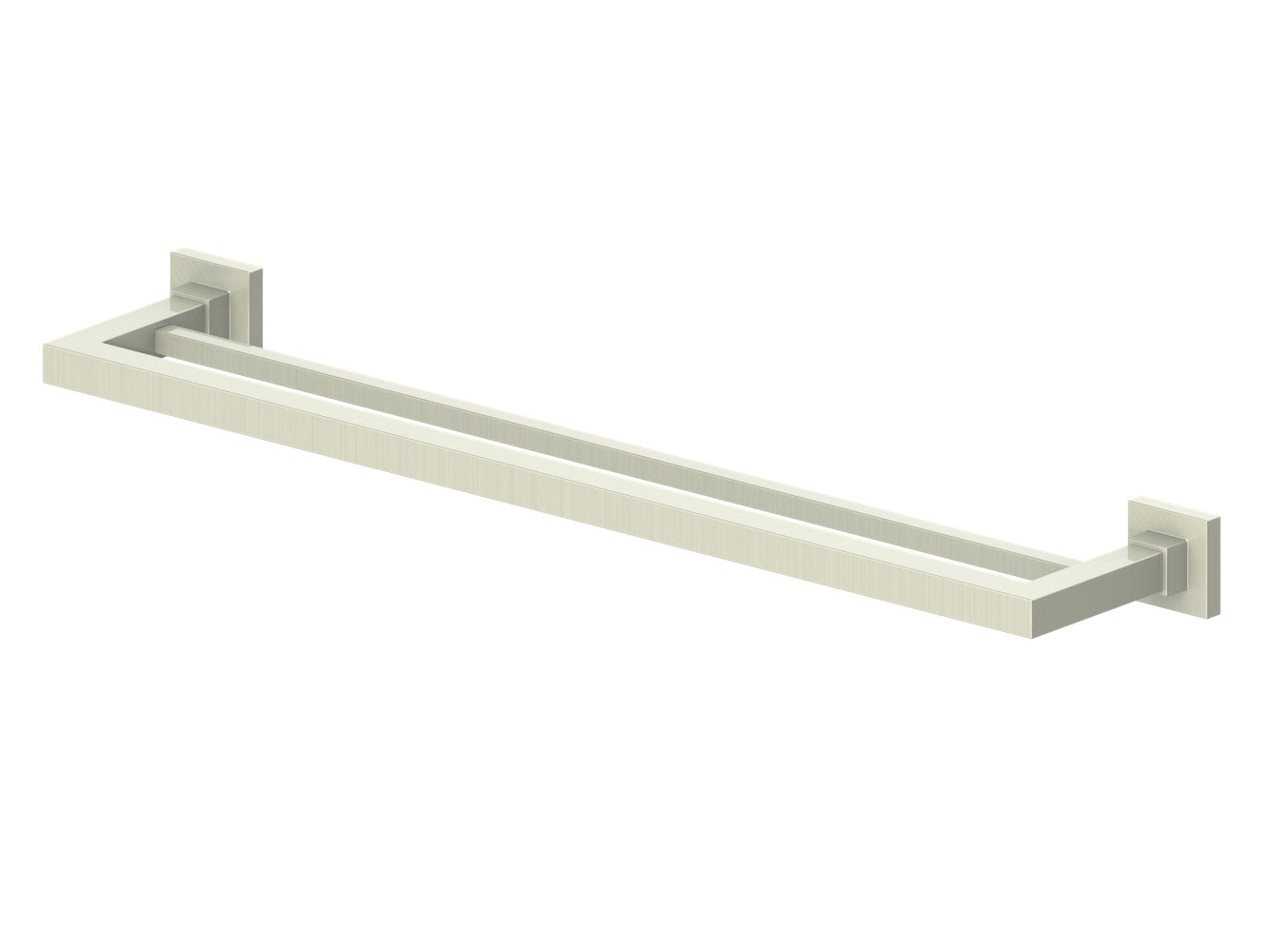 Bliss Double Towel Rail In Brushed Nickel BLSTRDBN