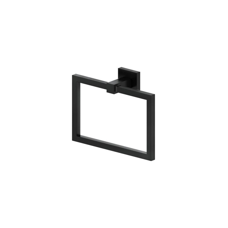 Autograph Edition Bliss Towel Ring In Matte Black BLSTRNGMB