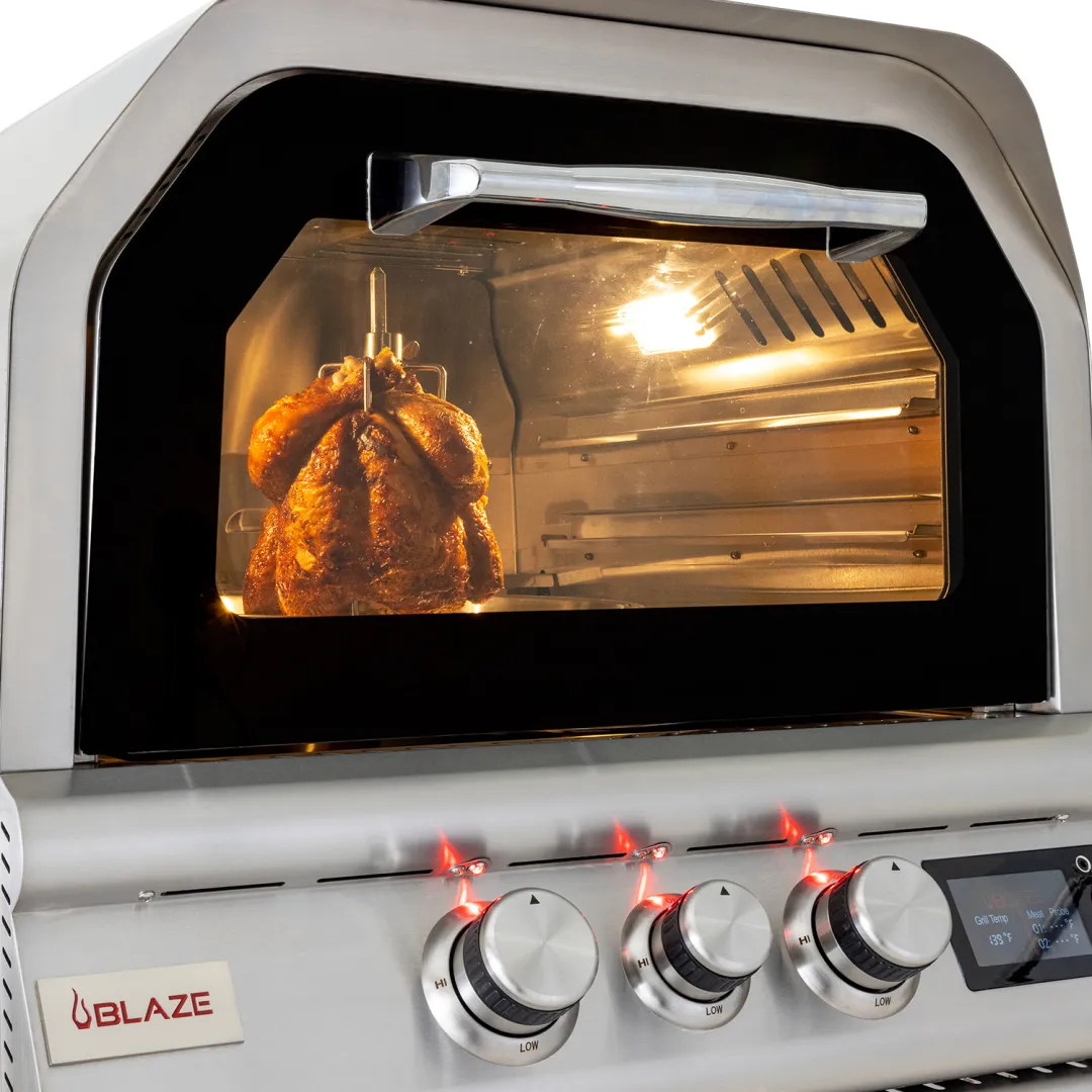 26-Inch Gas Outdoor Oven With Rotisserie BLZ26PZOVNNG