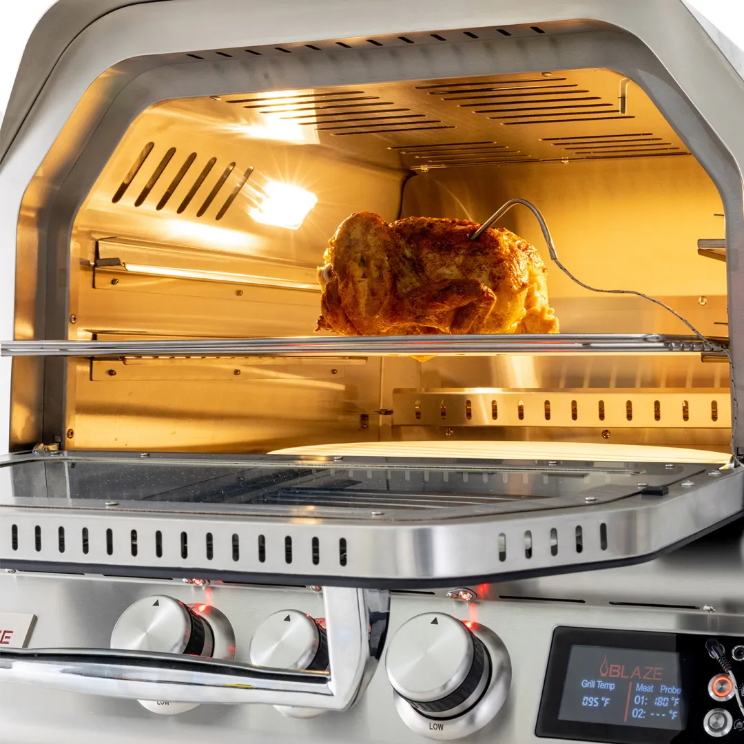 26-Inch Gas Outdoor Oven With Rotisserie BLZ26PZOVNNG