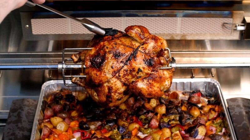 Rotisserie Kit For 32-Inch 4-Burner Gas Grill BLZ34ROTISSS