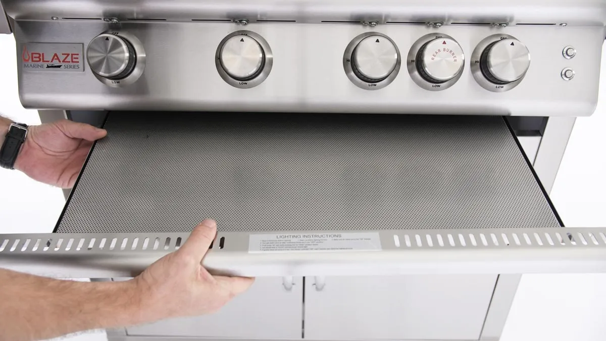 Marine Grade 316L 4-Burner Premium LTE BLZ4LTE2MGLP