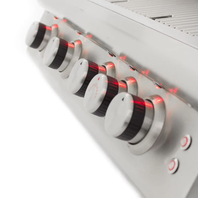 32-Inch 4-Burner LTE Gas Grill with Rear Burner and Built-in Lighting System BLZ4LTE2NG