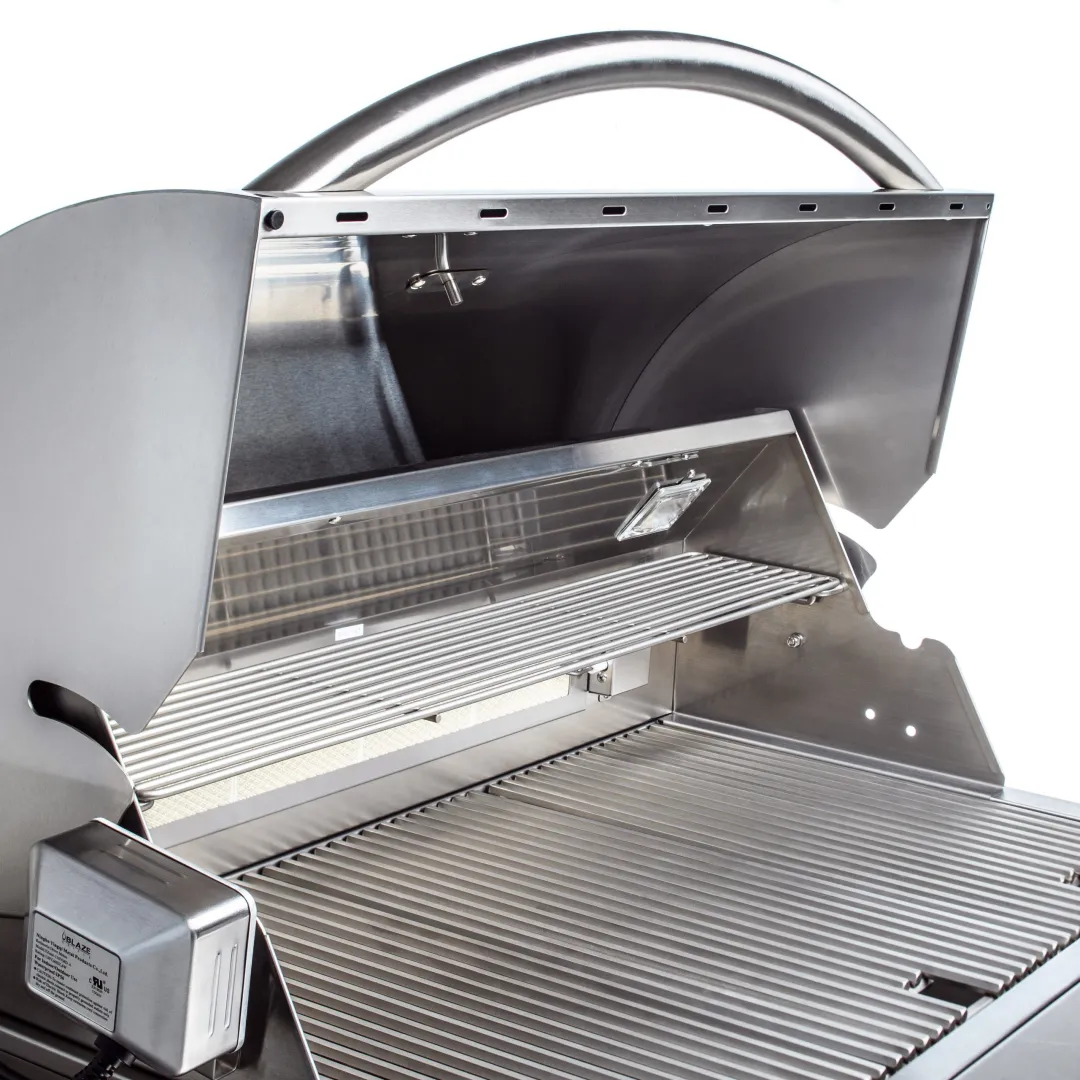 Professional 44-Inch 4 Burner Built-In Gas Grill With Rear Infrared Burner BLZ4PRONG