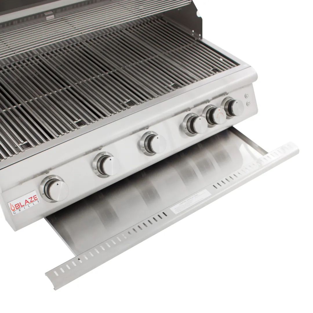 40-Inch 5-Burner LTE Gas Grill with Rear Burner and Built-in Lighting System BLZ5LTE2LP