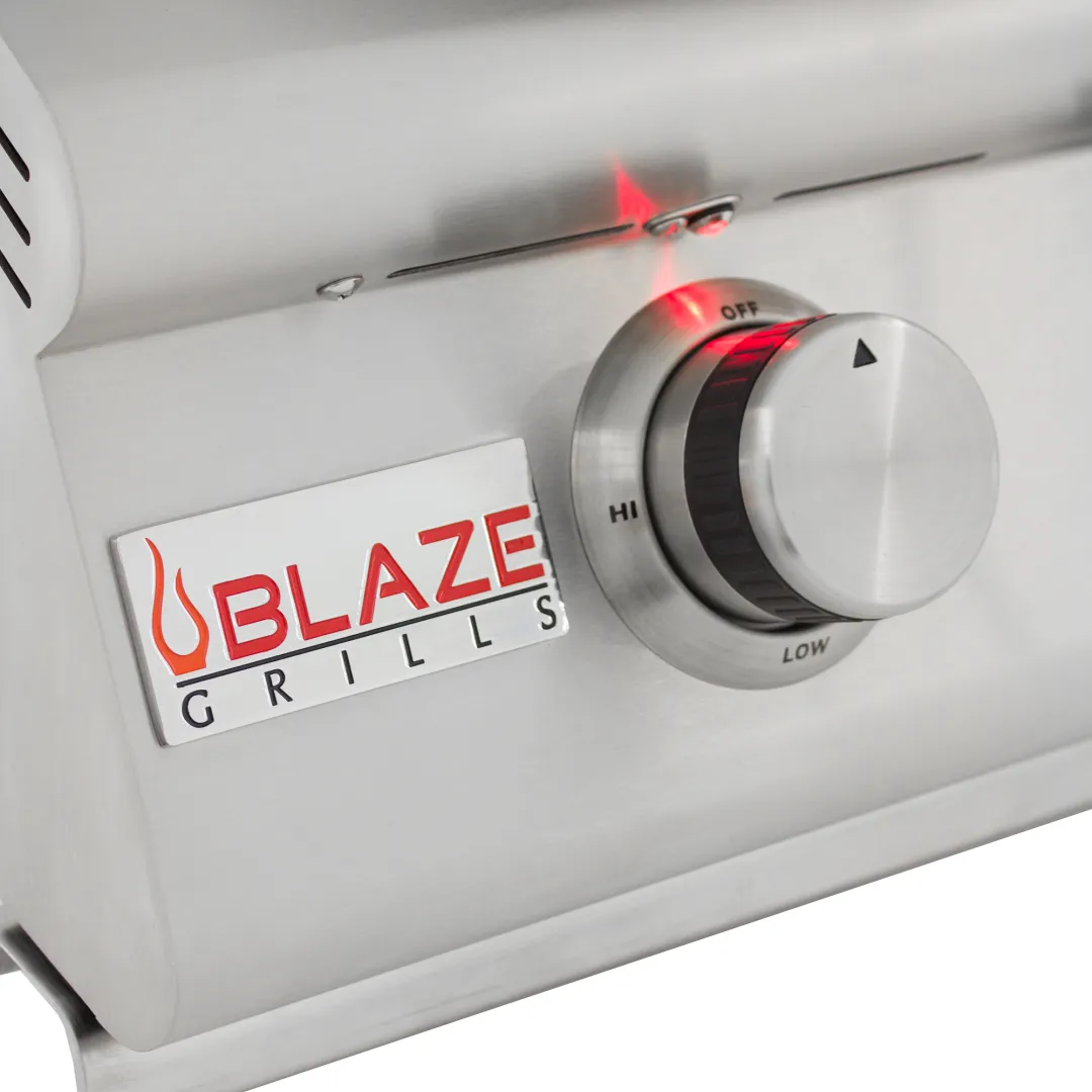 40-Inch 5-Burner LTE Gas Grill with Rear Burner and Built-in Lighting System BLZ5LTE2NG