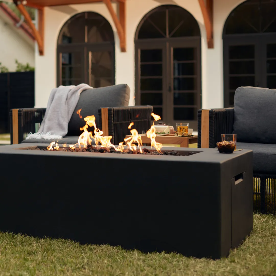 60-Inch Rectangle Fire Table BLZ60FTABLENG