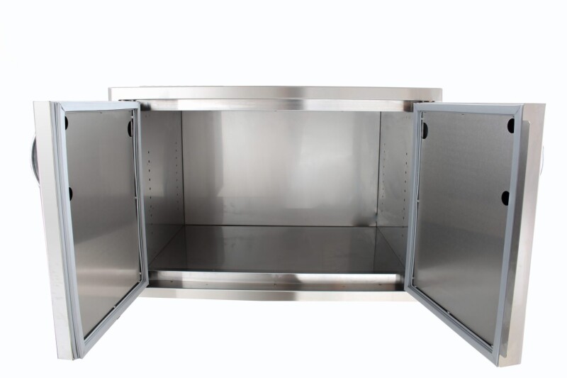 Blaze Stainless Steel Enclosed Dry Storage Cabinet with Shelf BLZDRYSTG