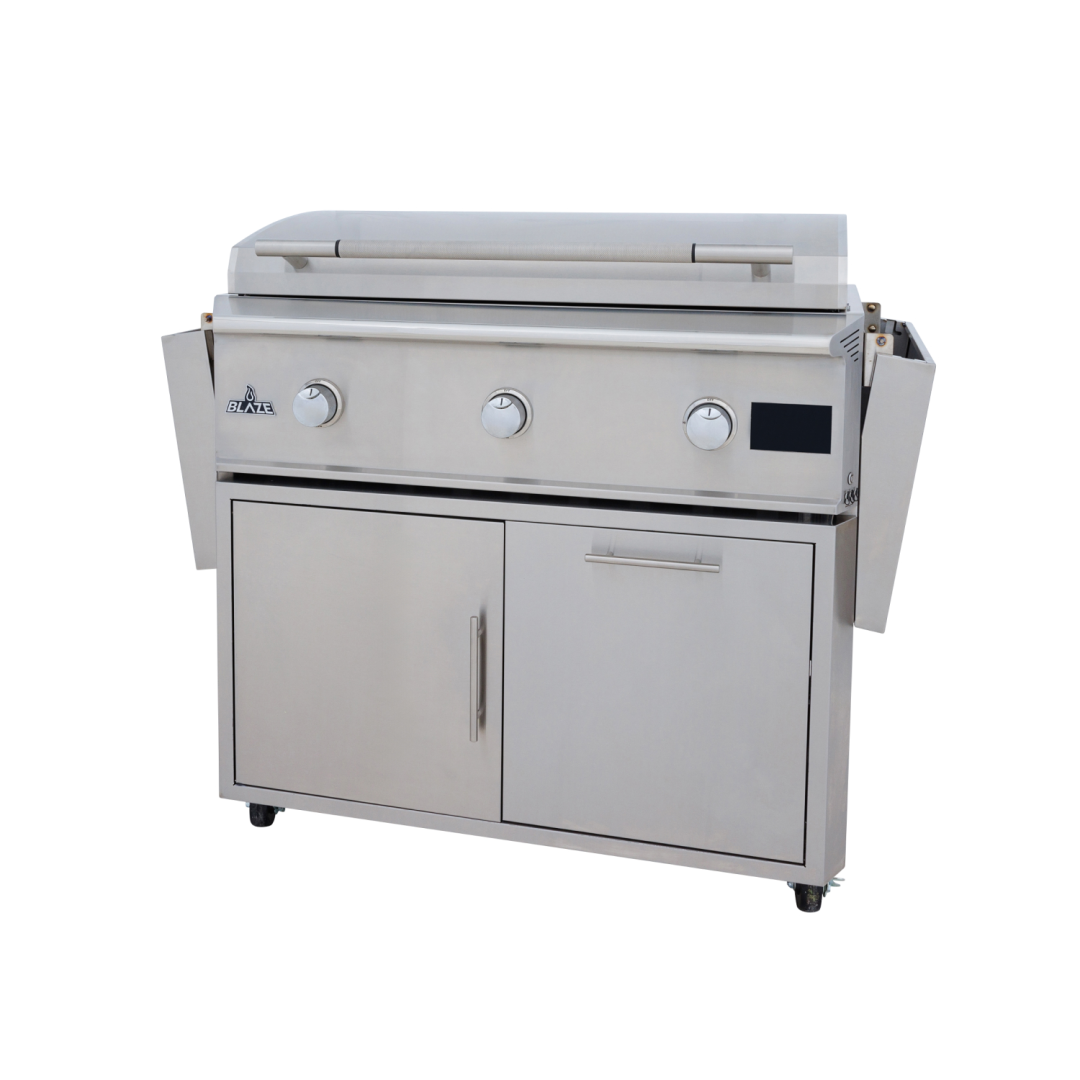 LTE PRO 40-Inch Gas Griddle Cart BLZGRIDDLE40CARTLTSC
