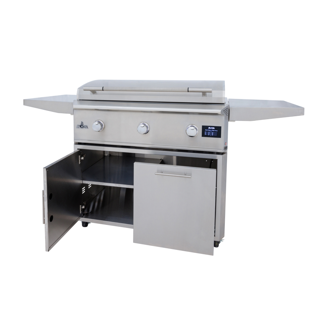 LTE PRO 40-Inch Gas Griddle Cart BLZGRIDDLE40CARTLTSC