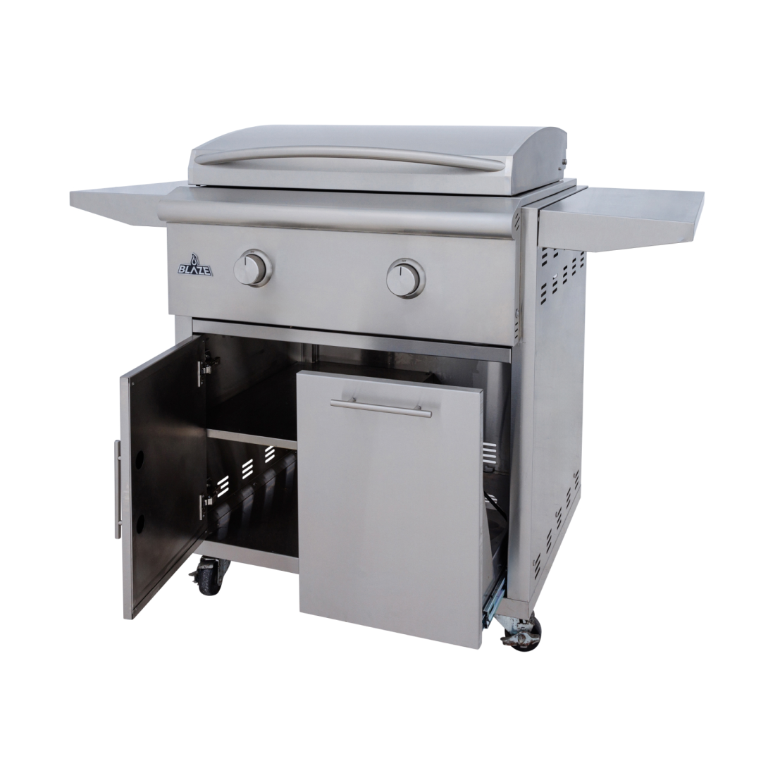 LTE+ 30-Inch Gas Griddle Cart BLZGRIDDLECARTSC2