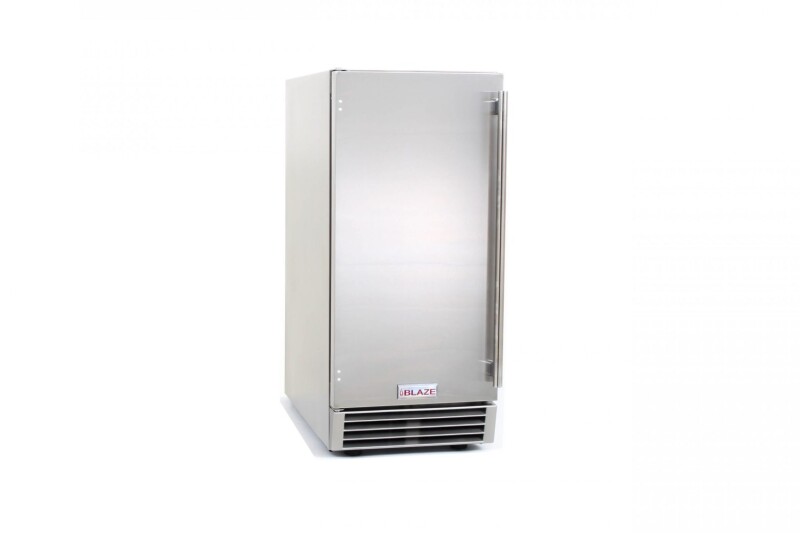 50 Lb. 15-Inch Outdoor Ice Maker with Gravity Drain BLZICEMKR50GR