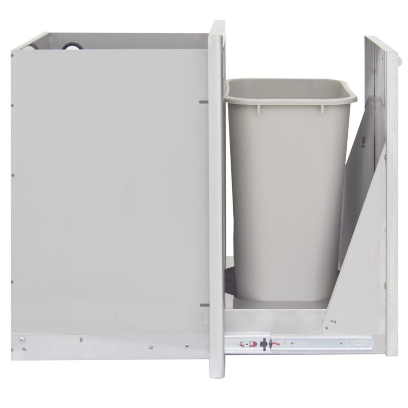 Blaze 18 Inch Roll Out Trash/Propane Tank Storage Drawer BLZTRLPDRW