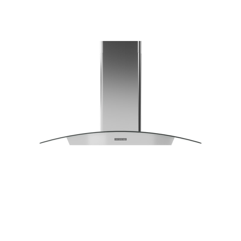 Curved Glass Chim. Wall, 36in, LED, 600 CFM w/ACT BMIE36CG