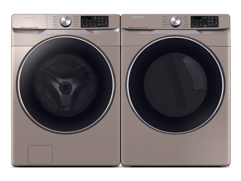 Smart Front Load Washer & Dryer Set with Super Speed and Steam Sanitize+ BNDL1603914669278
