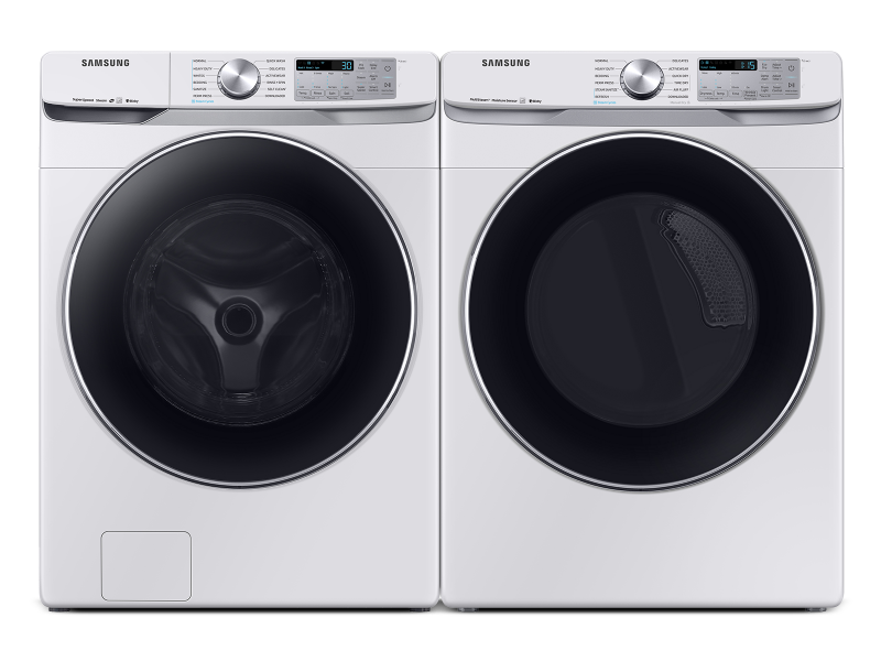 Smart Front Load Washer & Dryer Set with Super Speed and Steam Sanitize+ BNDL1603918467523