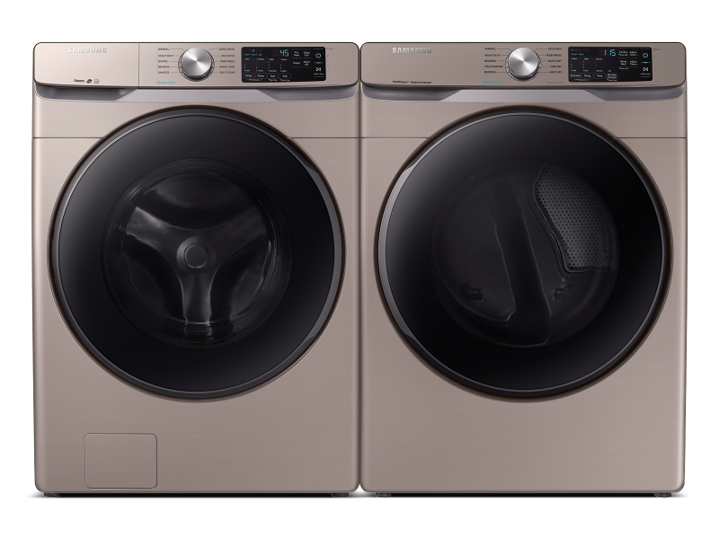 Front Load Washer & Dryer Set with Steam and Sensor Dry BNDL1603922704145