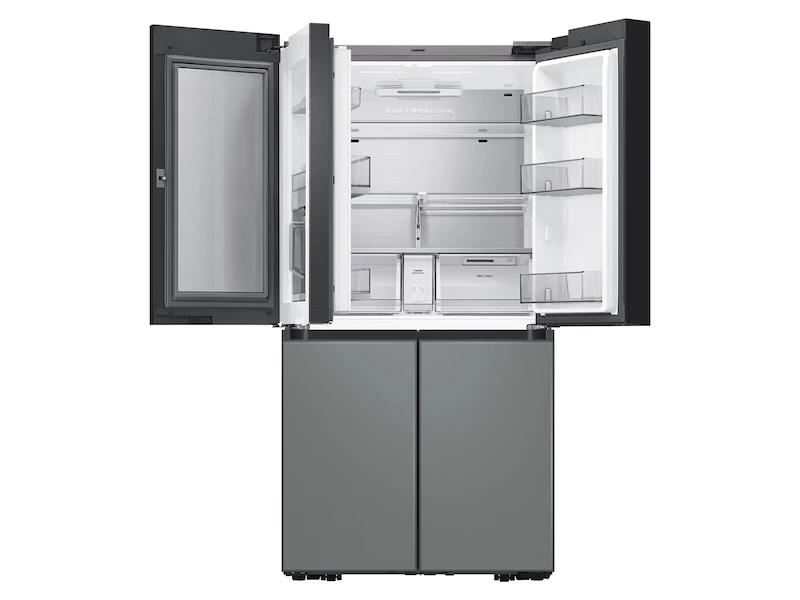 Bespoke 4-Door Flex™ Refrigerator (29 cu. ft.) in Grey Glass BNDL1616699630054