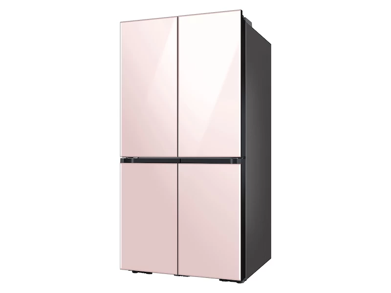 Bespoke 4-Door Flex™ Refrigerator (29 cu. ft.) in Rose Pink Glass BNDL1616701234243, product image 3 of 11