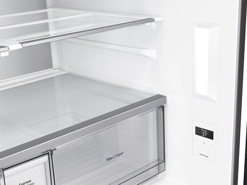 29 cu. ft. Smart BESPOKE 4-Door Flex Refrigerator with Customizable Panel Colors featuring a Limited Edition Design BNDL1620069694995
