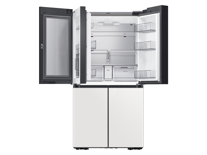 29 cu. ft. Smart BESPOKE 4-Door Flex Refrigerator with Customizable Panel Colors featuring a Limited Edition Design BNDL1620073838814