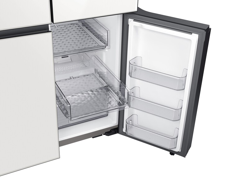 29 cu. ft. Smart BESPOKE 4-Door Flex Refrigerator with Customizable Panel Colors featuring a Limited Edition Design BNDL1620073838814