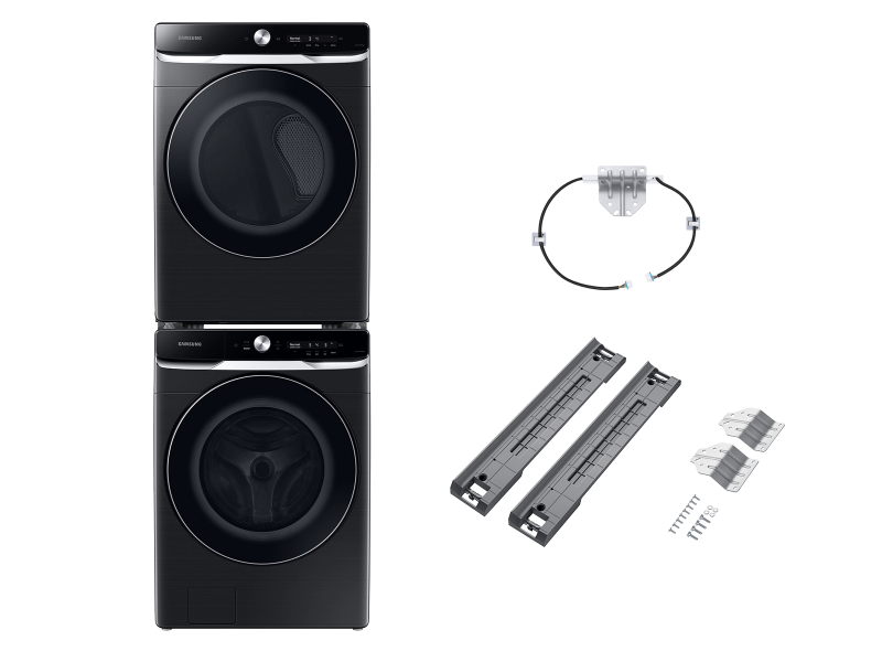 Front Load Washer with OptiWash and CleanGuard™, Dryer with Super Speed Dry, MultiControl™ Kit and Stacking Kit set BNDL1624464353956