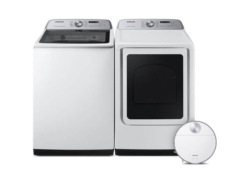 Super Speed Washer, Steam Sanitize+ Dryer and Jet Bot Robot Vacuum package BNDL1629234420718