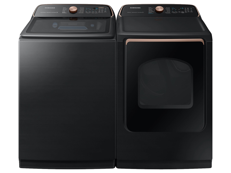 Smart Top Load Smart Steam Sanitize+ Washer and Steam Sanitize+ Electric Dryer package BNDL1634761948889