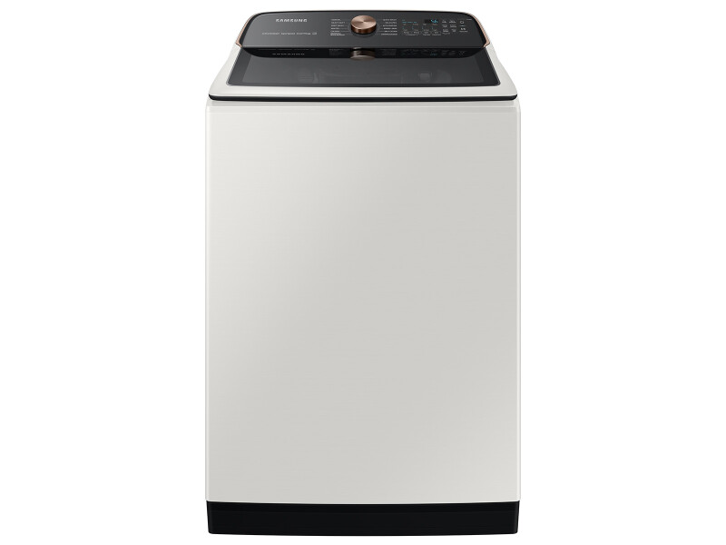 Smart Top Load Super Speed Wash Washer and Smart Steam Sanitize+ Gas Dryer with package in Ivory BNDL1634854446511