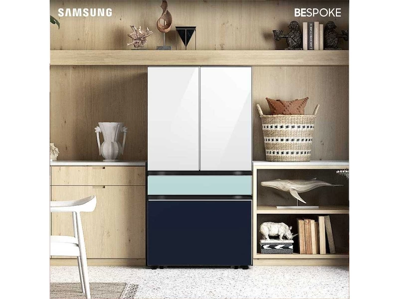 Bespoke 4-Door French Door Refrigerator (23 cu. ft.) with Beverage Center BNDL1647380580729